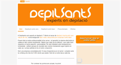 Desktop Screenshot of depilsants.com